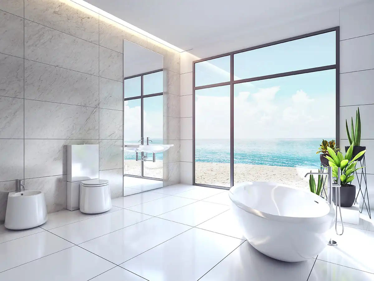 Beach style bathroom