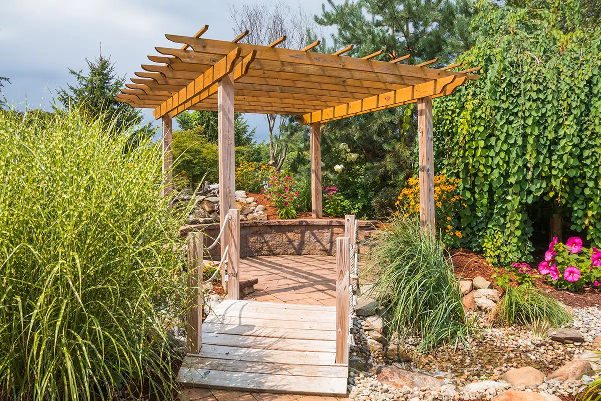 wooden pergola ideaа