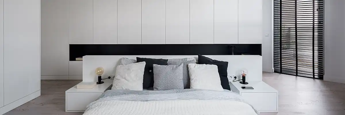 Black and white Bedroom