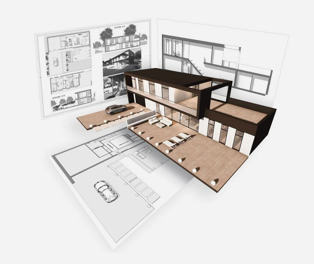 edificius 2D and 3D architectural design