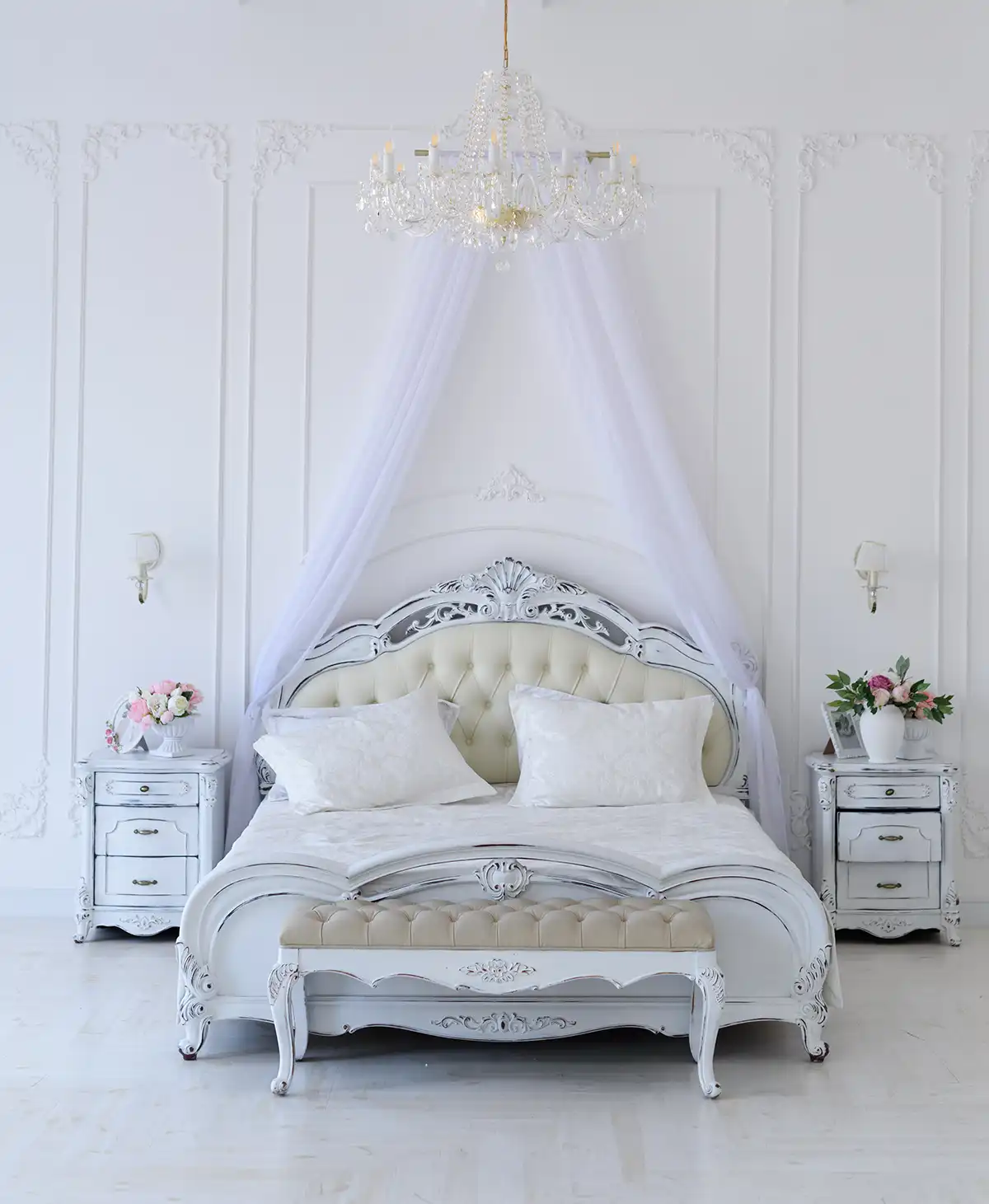 antique french bed