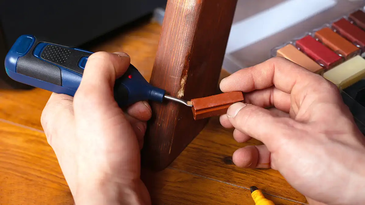 furniture restoration with epoxy